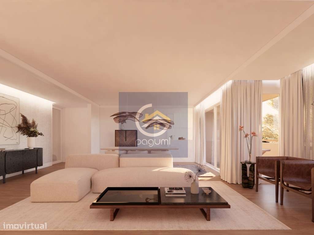 Apartamento T2 Varanda, Piscina e Jardim em Condomínio Exclusivo - Grande imagem: 5/22