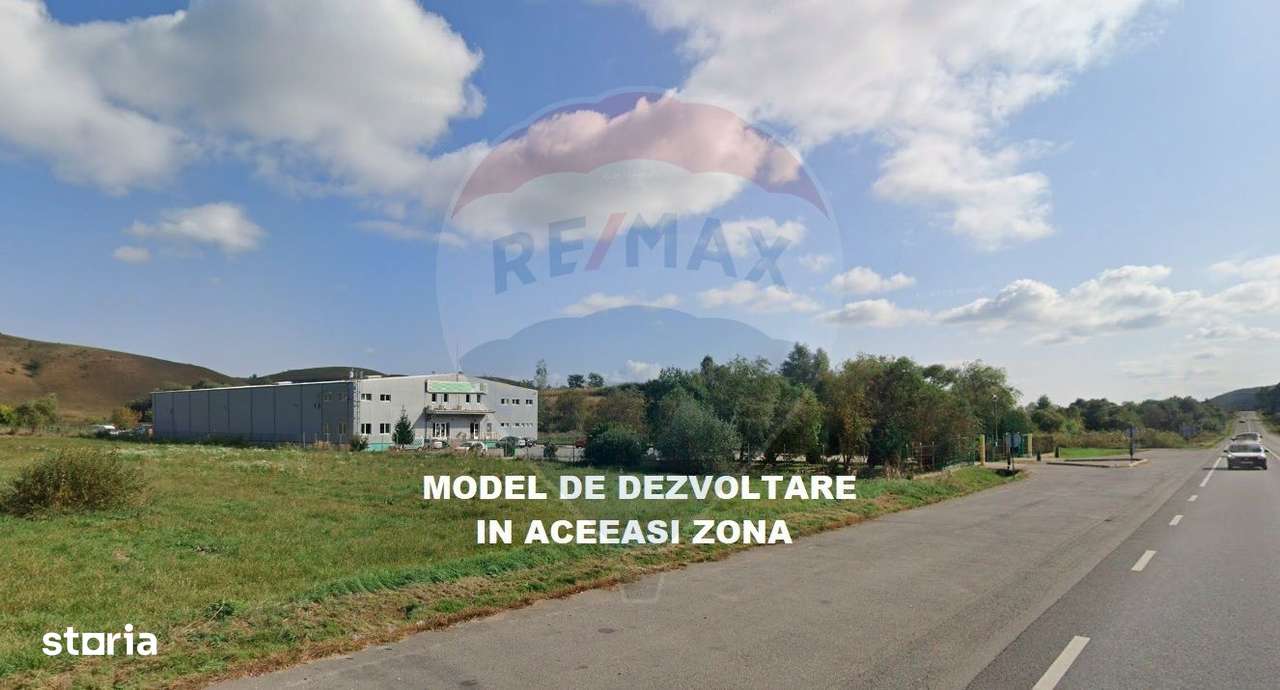 Teren industrial 9.000 mp Gilau Front la DN1 E60 Acces TIR-2