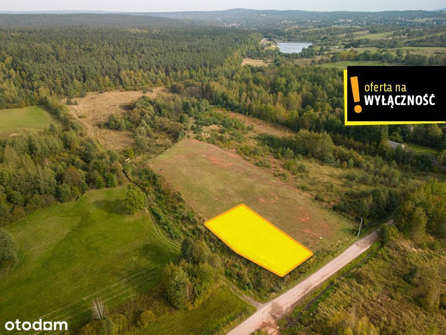 Działka budowlana w otulinie natury