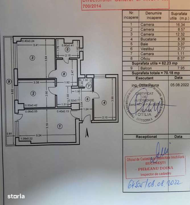 3 Camere Magazin Bucur Obor - Bloc ALMO 1 - Mobilat si Utilat-13