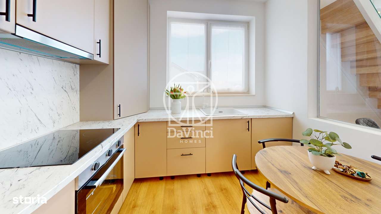 Penthouse 3 camere, intabulat, finisat la cheie, contoare montate-2