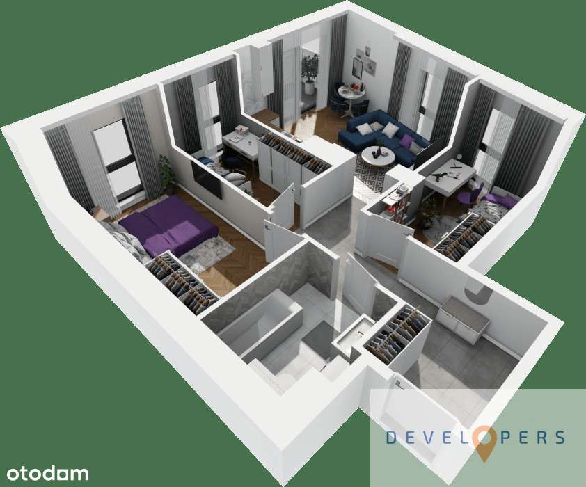 Rodzinne 4 pokoje w spokojnej okolicy - Pełny obrazek: 2/6