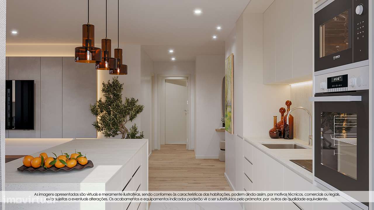 Apartamento T1 novo c/luar garagem no Porto (Antas)-5