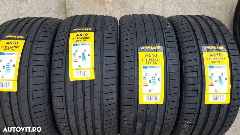 4 Anvelope Vara 245-35-21 fata si 275-30-21 spate Dot 2023noi BMW F01 F02 G30 G31 G01 G02 Mercedes W222 S class Audi Porsche - 1