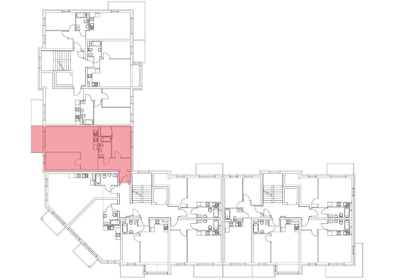 Nowoczesne mieszkanie - 65m2, B2 1.04 - Pełny obrazek: 3/8