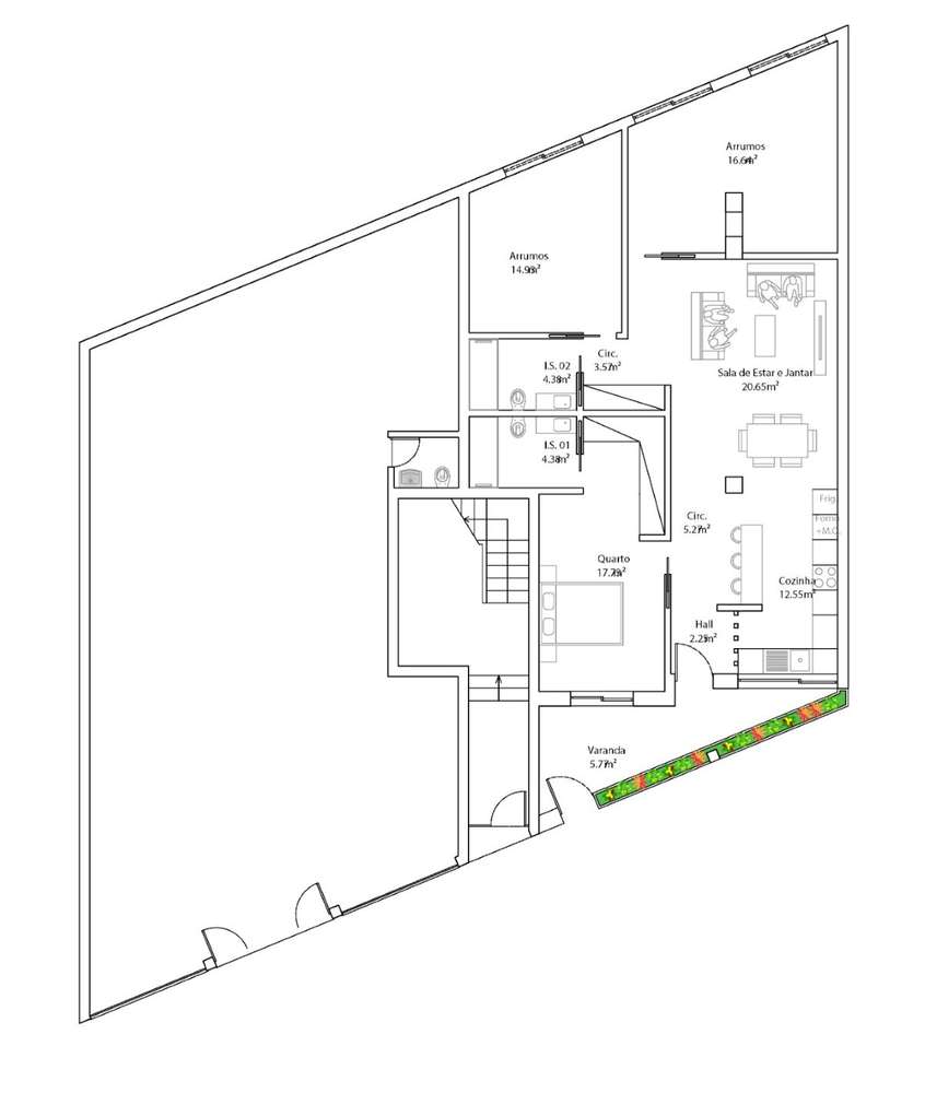 Apartamento com Projeto Aprovado - Rés-do-Chão com Entrada Independent-16