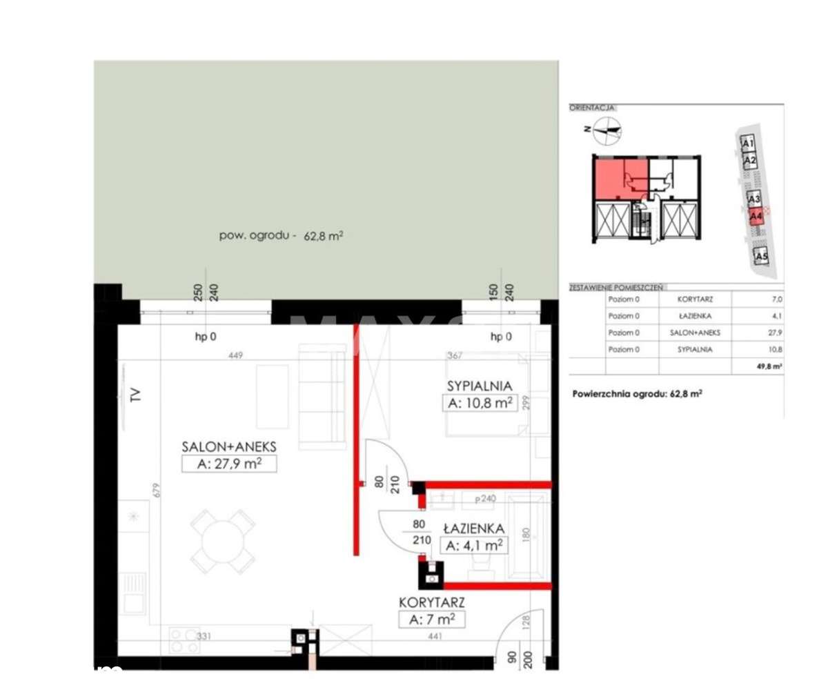 Ogródek, zielona okolica | granica W-wy i Marek-0