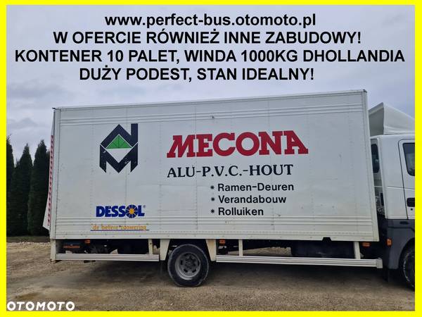 Kontener 10 palet Iveco Mascott  Atleon Winda DHollandia 1000kg, stan idealny! - 1