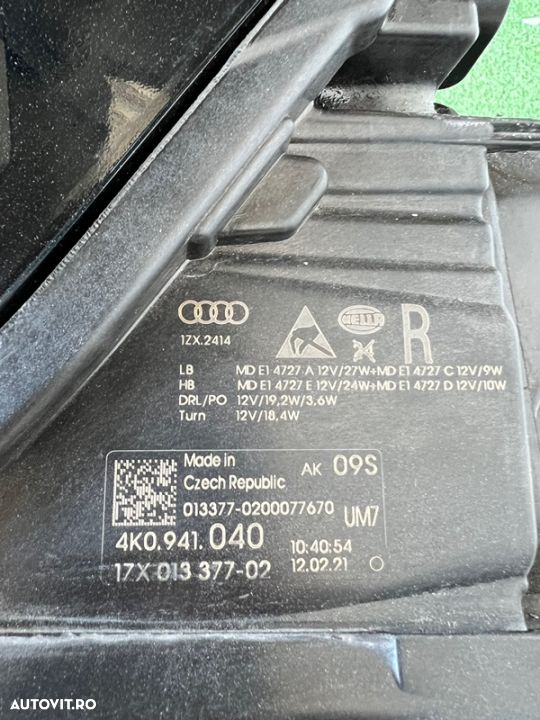 Far dreapta Audi A6 C8 matrix full led 2019-2021 - 2