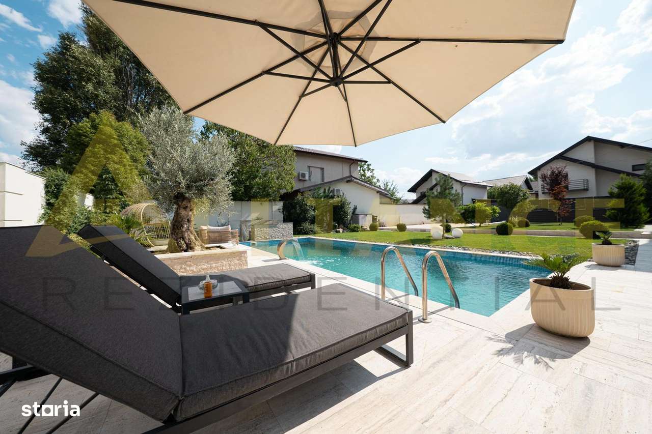 Vilă de Lux _La Intrare în Berceni_Mobilată_Utilată_Piscină - Imagine principală: 3/16