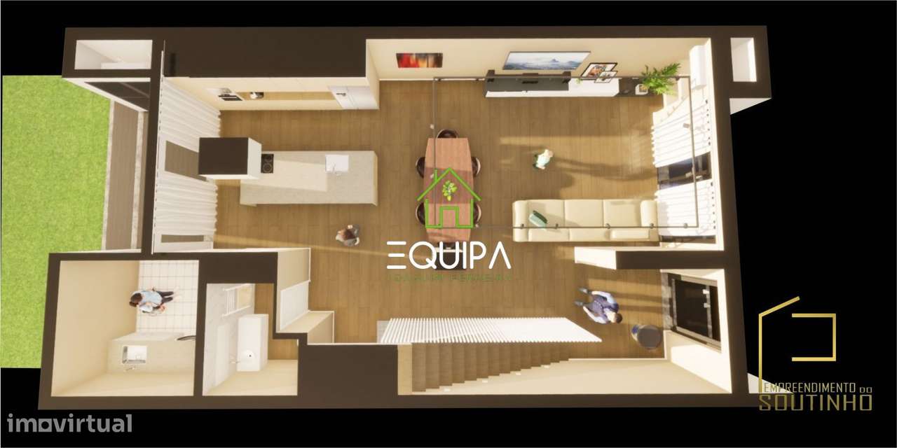 Moradia T3 em banda Guardizela, Guimarães-9