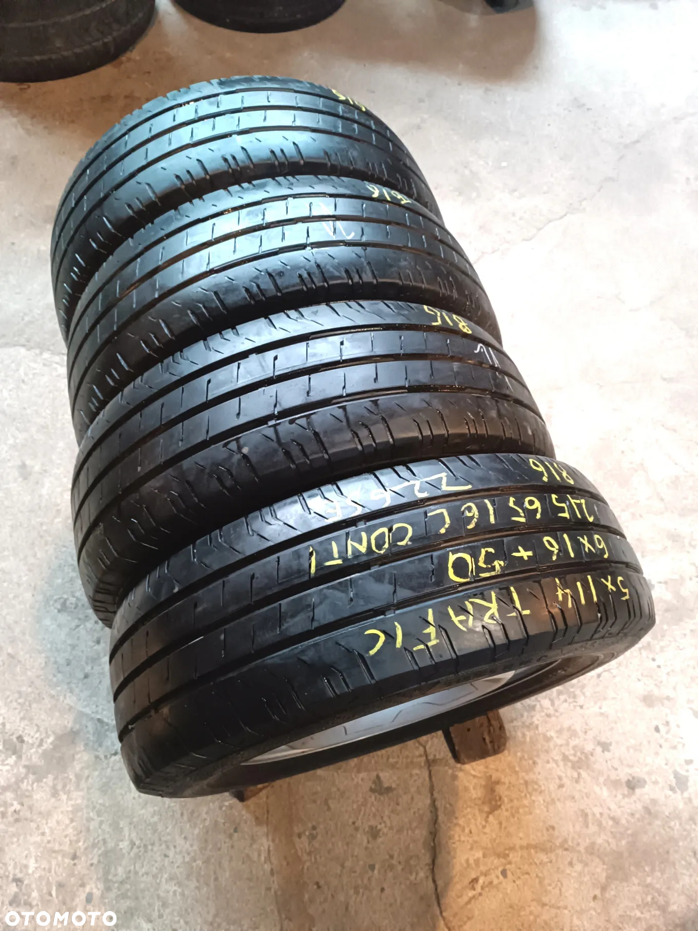 215/65R16C Opony Letnie Lato CONTINENTAL ContiVanContact 200 8mm Legnica ALU-RAD 215/65 - 8