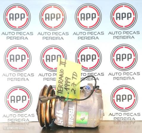 Compressor ar condicionado Nissan Terrano 2 de 1999 2.7 TD. - 1