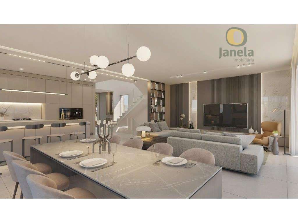 Moradia T4 contemporânea com piscina, garrafeira e fire pit-10