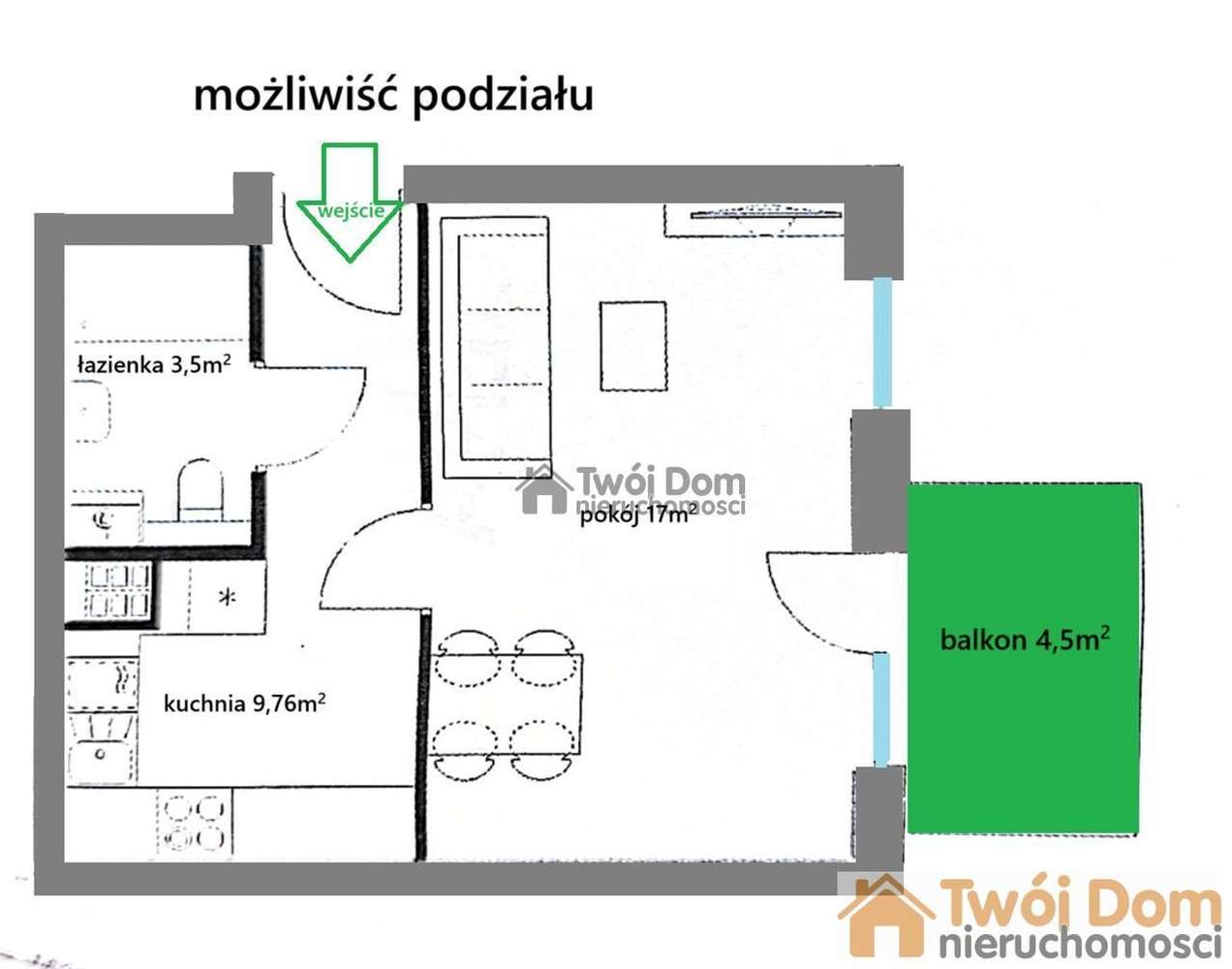 Możliwość wynajmu za 2300 zł+liczniki-17