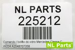 Comando / botão do vidro Mercedes Classe C W204 A2048707358 - 5