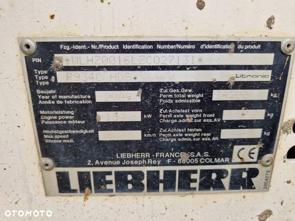 Liebherr R934C HDS Litronic - 8