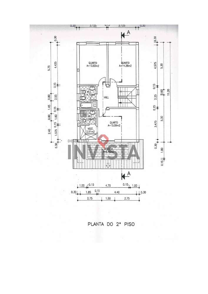 Moradia T3 com garagem para três carros-31