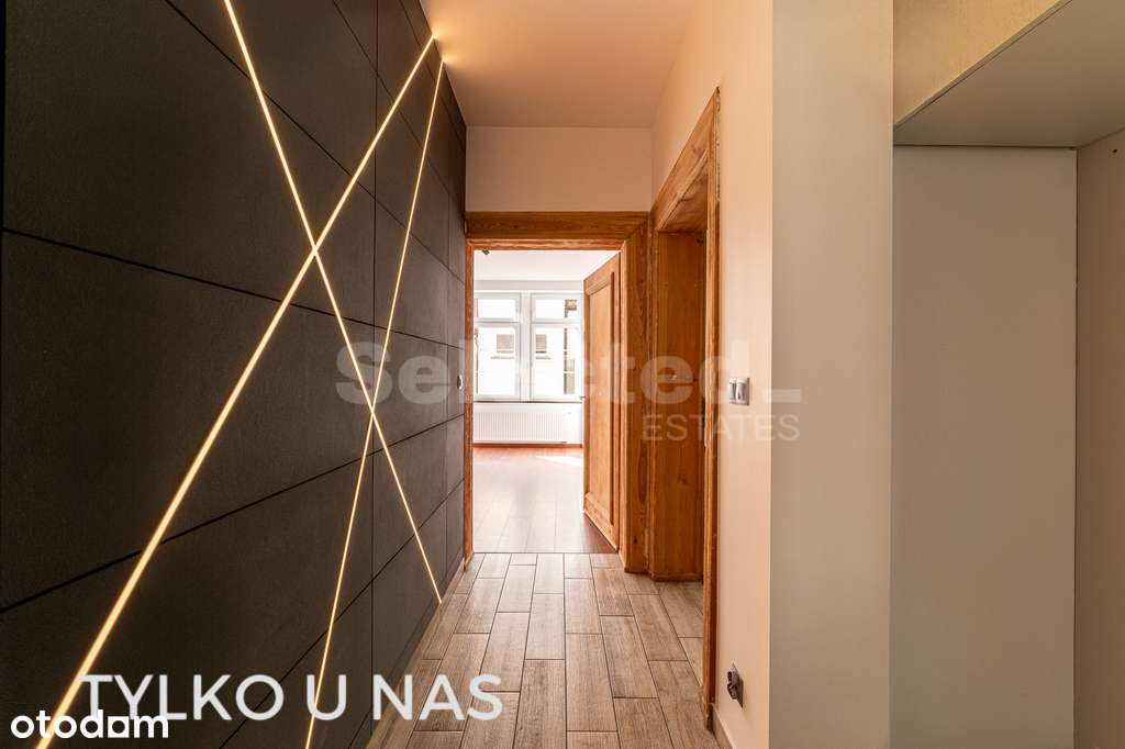 3 niezależne pokoje, osobna kuchnia, garderoba,-3