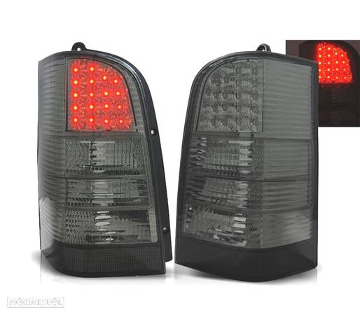 FAROLINS TRASEIROS LED PARA MERCEDES VITO W638 95-03 ESCURECIDOS - 1