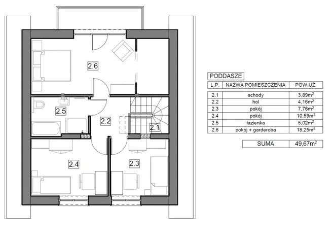 ✅ Gotowy dom wolnostojący 110m2 - Pełny obrazek: 5/5
