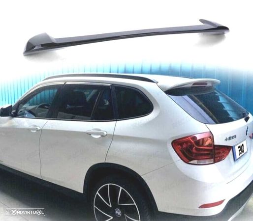 AILERON SPOILER TRASEIRO PARA BMW X1 E84 09-15 LOOK M PERFORMANCE PRETO BRILHANTE - 1