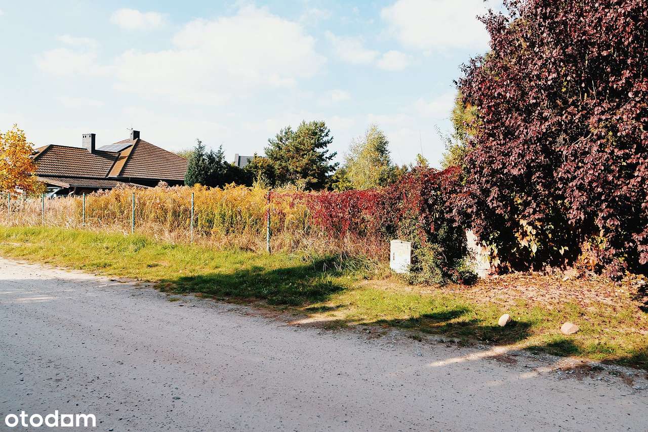 Kamionki, ul. Topolowa, działka 1000m2, MPZP-6