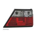 FAROLINS TRASEIROS LED PARA MERCEDES E W124 85-95 VERMELHO PRETO - 3