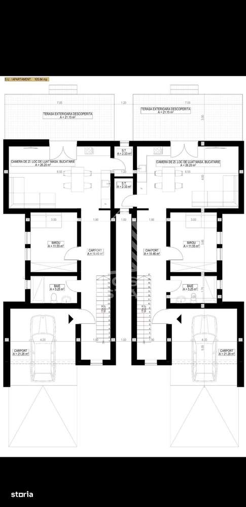 Duplex modern,4 camere2,bai,carport Giarmata - Imagine principală: 4/16