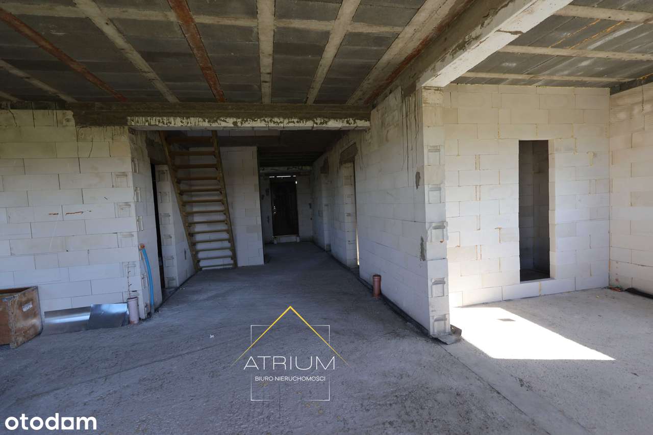 Goliszów k.Chojnowa – dom stan surowy zamknięty, działka w MPZP: MN/U-7