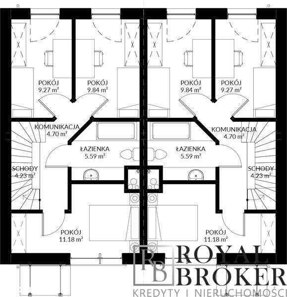 Nowoczesny dom w zabudowie bliźniaczej |0% PCC-8