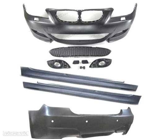 KIT CARROÇARIA DEPORTIVO LOOK M5 PARA BMW E60 03-07 COM LAVAFAROS - 5