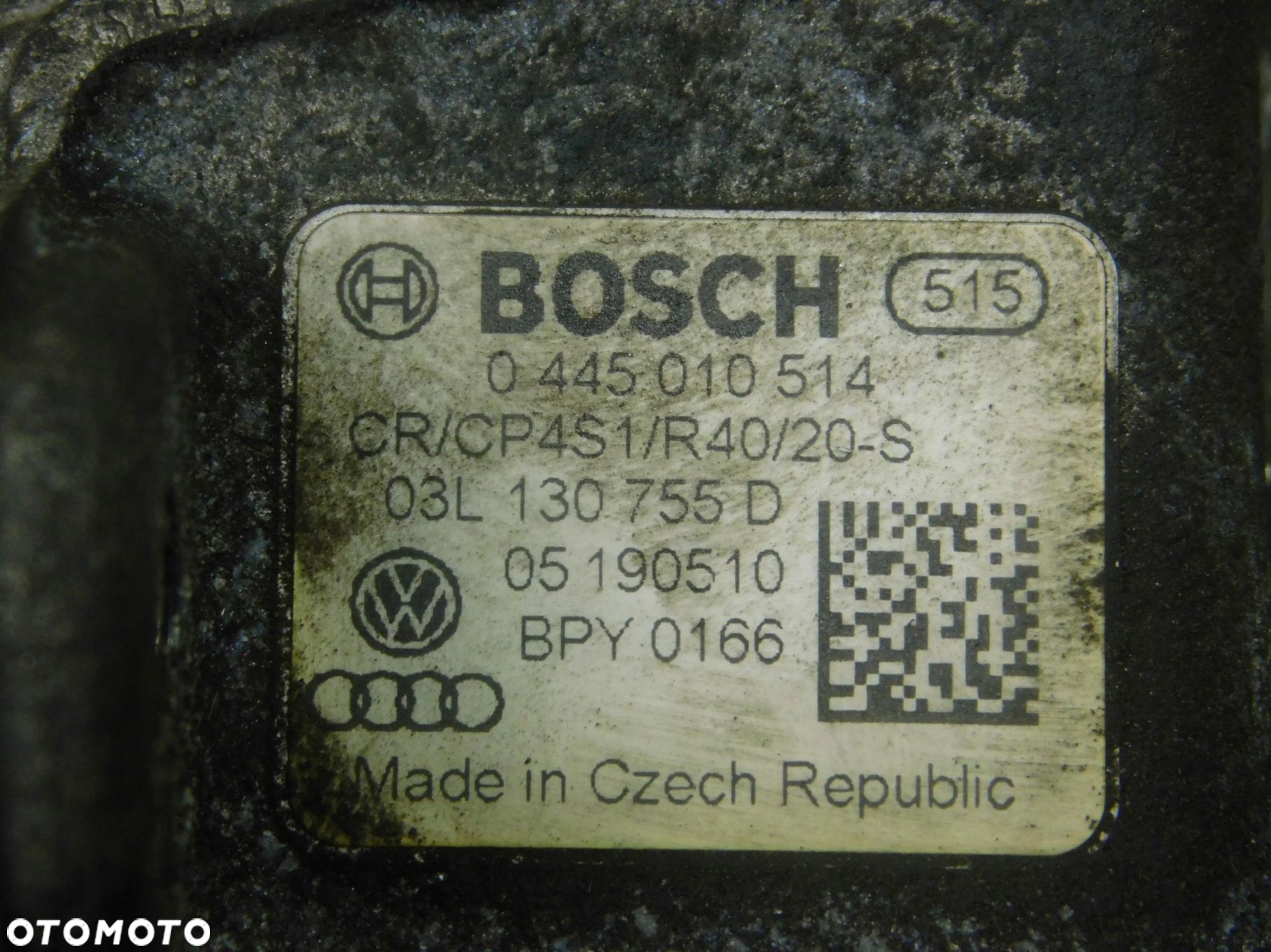 0445010514 Pompa Wtryskowa Audi A4 B8 2.0 Tdi - 2