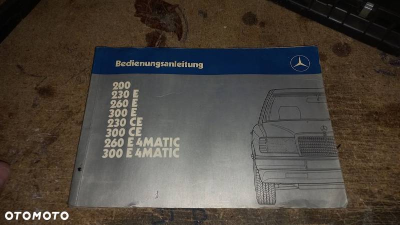 Instrukcja obsługi MANUAL Mercedes W124 benzyna DE - 1