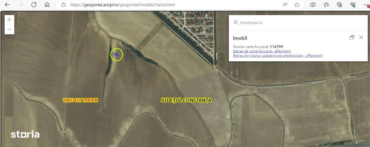 Teren 500 mp(lot 23)/Valu Lui Traian/licitatie - Imagine principală: 4/6