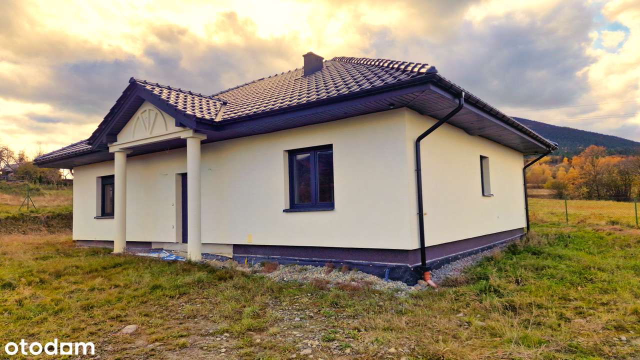 Przestronny dom z widokiem na góry Beskidu Wyspowego-6