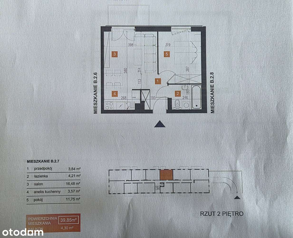 0% prowizji! Rynek pierwotny - 2 pokoje, 39,85m2, Wrocław, Stabłowice-8