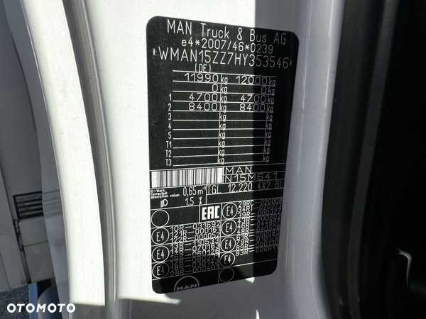 MAN TGL 12.220 Euro6/automat/klima/NAVI/Winda 2 tony/tylko 217 tyś.km - 25