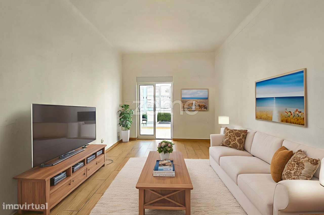 T2 em Almada Velha com Mobilidade Excecional - Grande imagem: 2/23