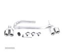 KIT PONTEIRAS DE ESCAPE DUPLA PARA BMW F10 F11 F12 F13 10-18 LOOK M PERFORMANCE DUPLA - 4