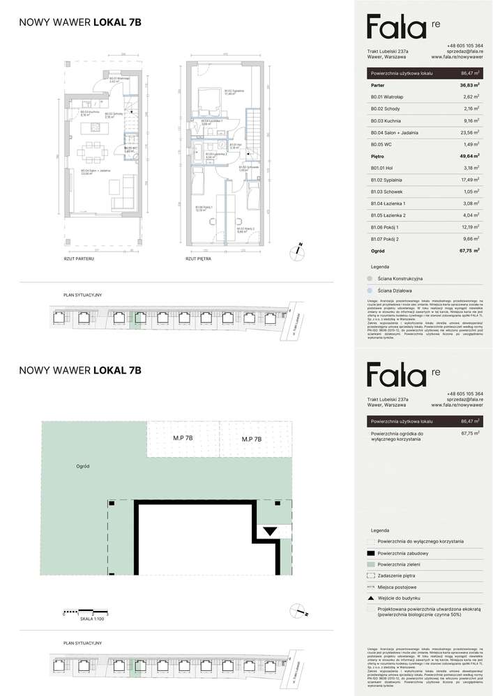 Nowy Wawer | mieszkanie 4-pok. | 7B - Pełny obrazek: 2/9
