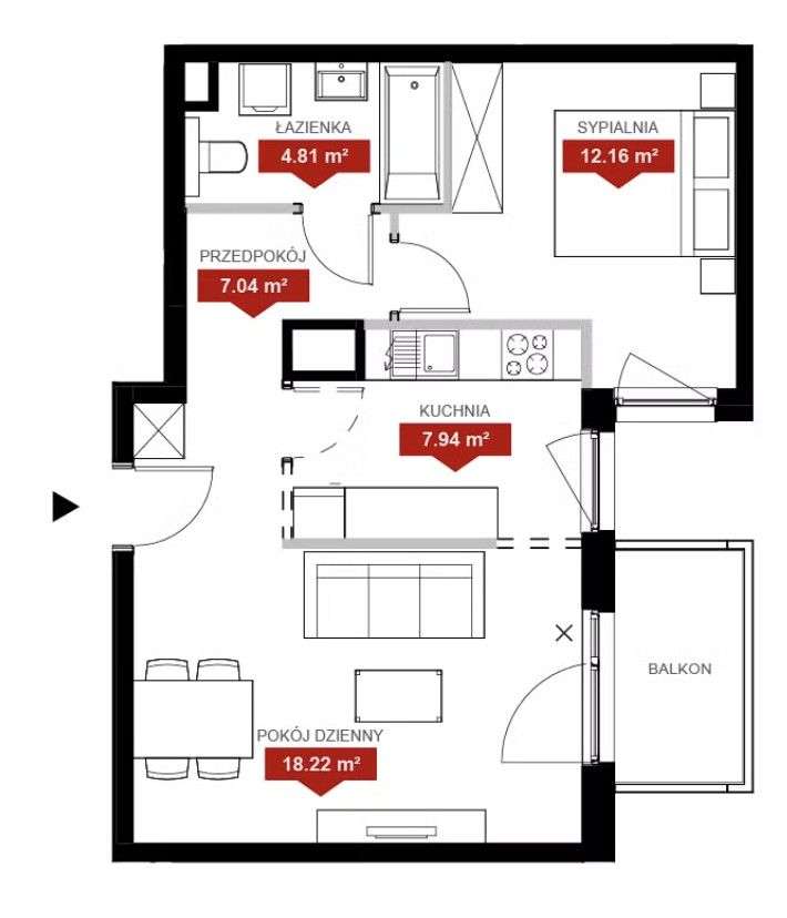 Klimatyczne Jeżyce, balkon,  blisko centrum-2