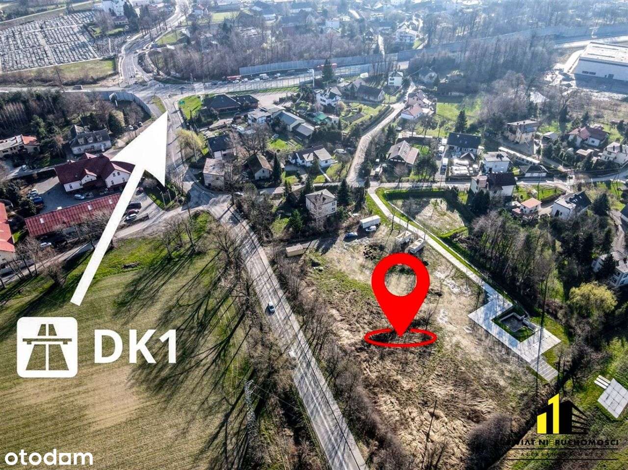 Działka na wynajem przy Dk1 Czechowice-Dziedzice - Pełny obrazek: 3/5