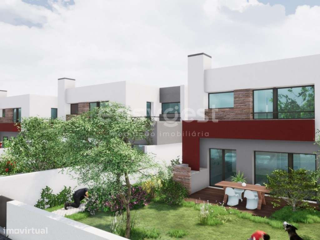 Moradia T4 em Condomínio Fechado, em construção, com garagem e jardim. - Grande imagem: 3/44