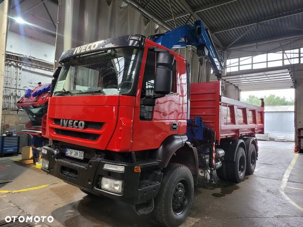 Iveco TRAKKER 6x6 AMCO VEBA V 924 8S HDS Żuraw Wywrotka Crane Kiper - 1