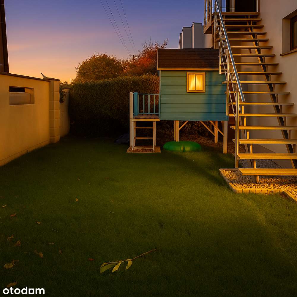 Piękny taras na dachu z zachodem słońca! GARAŻ | OGRÓDEK | KOMINEK-14