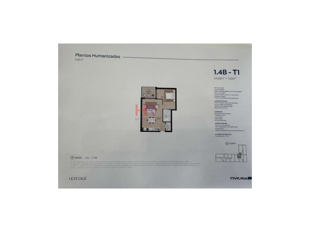 Apartamento T1 Novo com Varandas e Vistas Deslumbrantes em Coimbra.-21