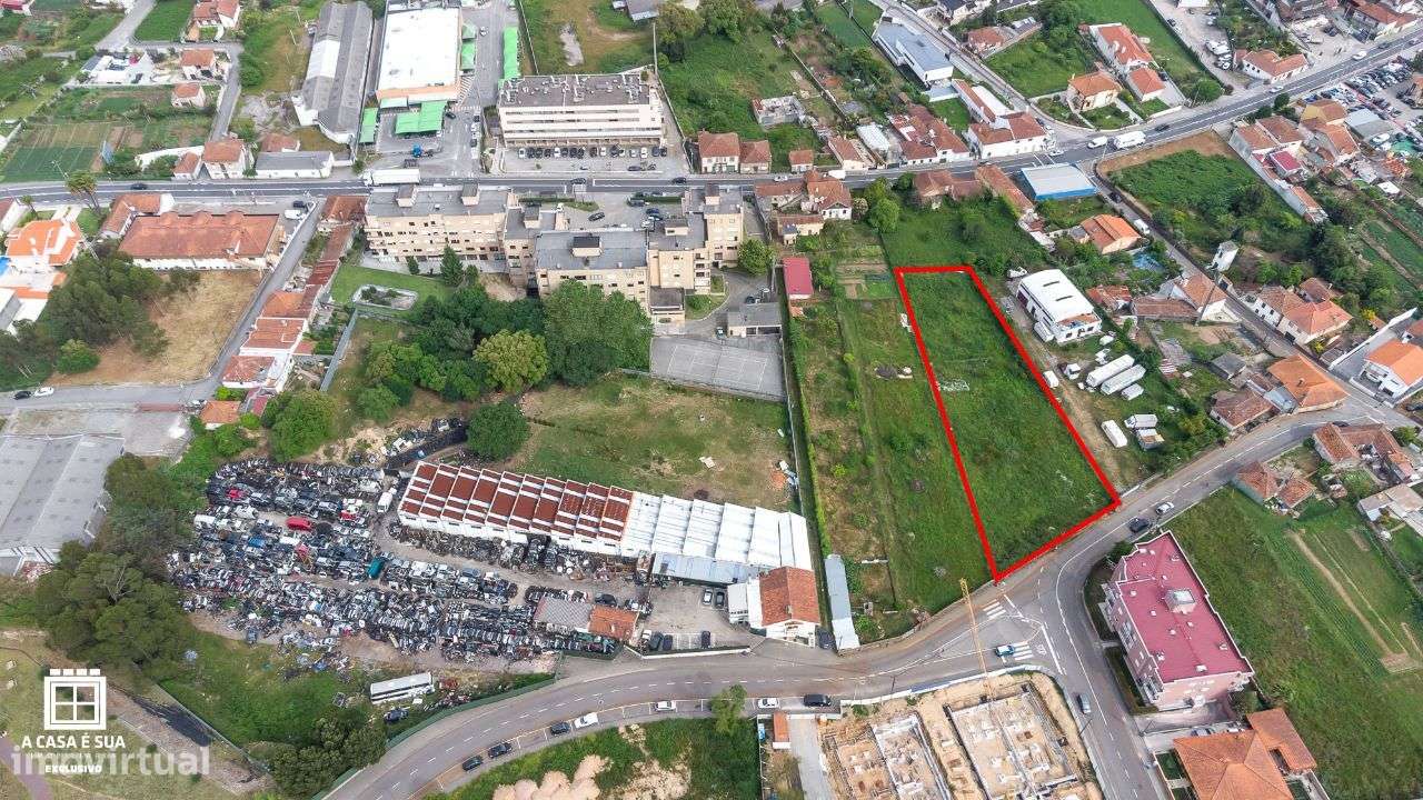 Terreno para Construção com 2.650 m2 em Lourosa - Exclusivo - Grande imagem: 5/12