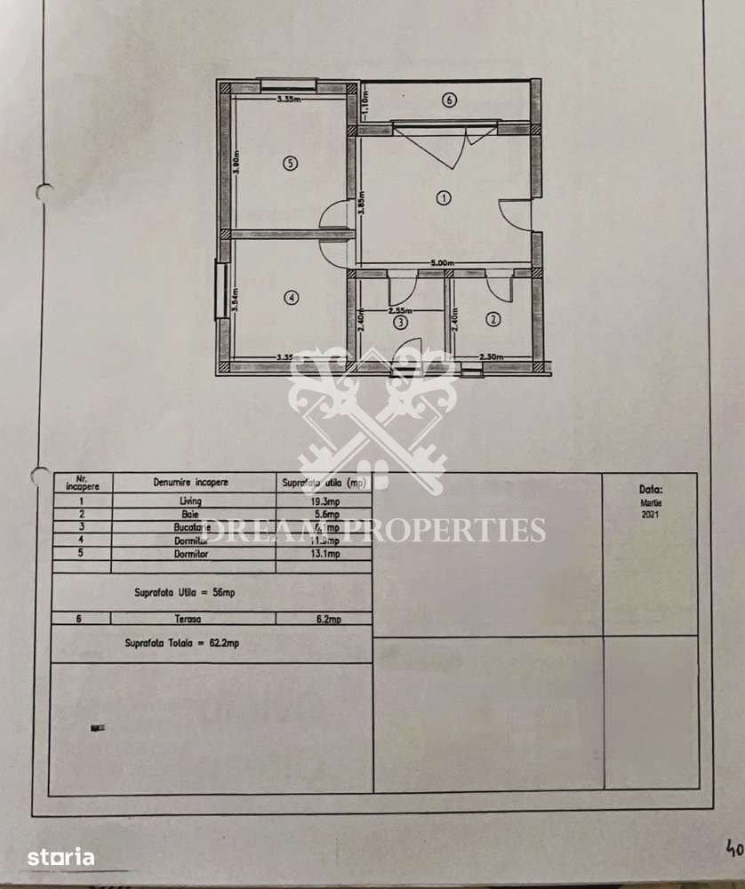 COMISION 0%!Apartament 3 camere la cheie, terasa, parcare, Apahida-11