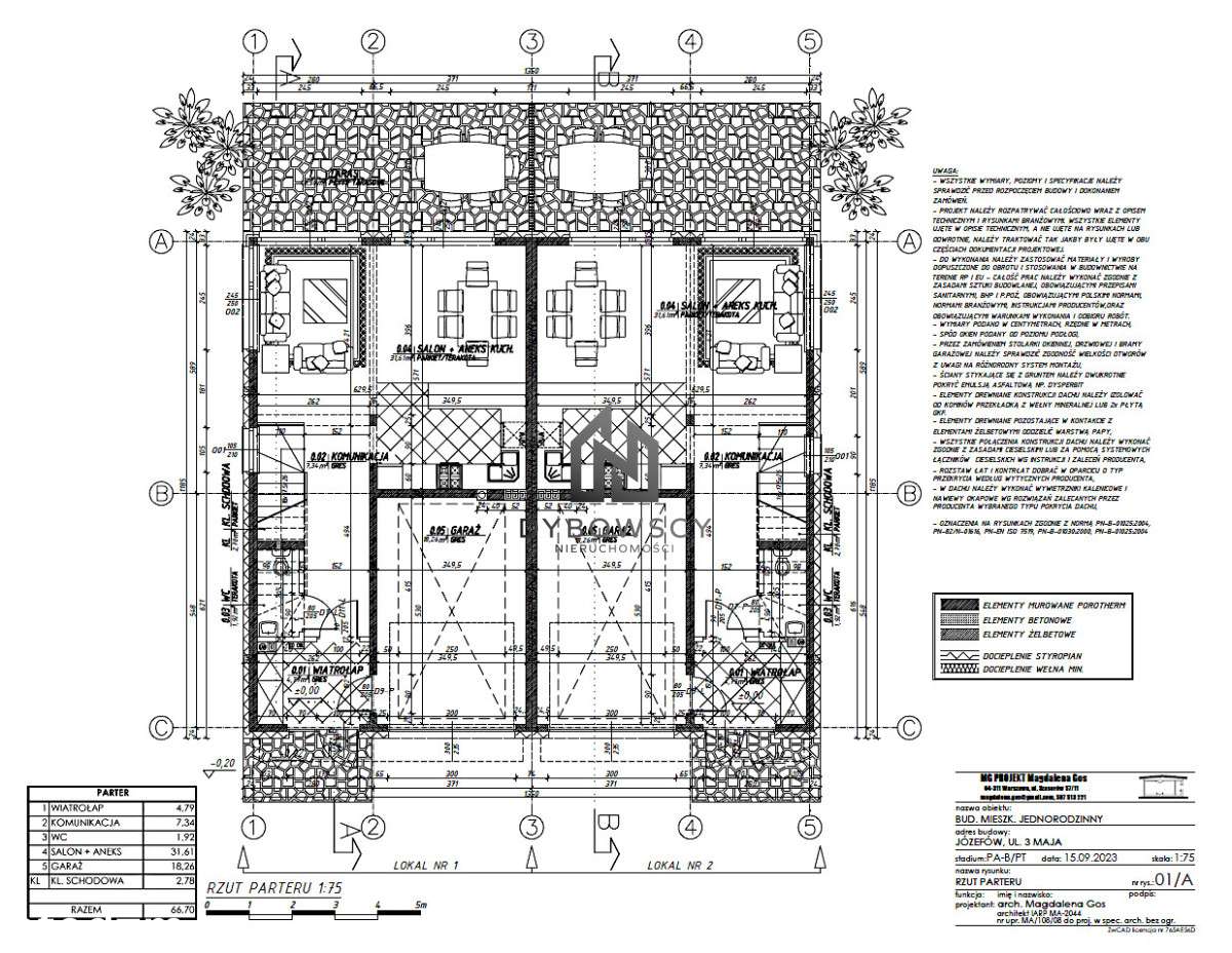 Dom klasy premium Józefów Nowoczesny projekt-14